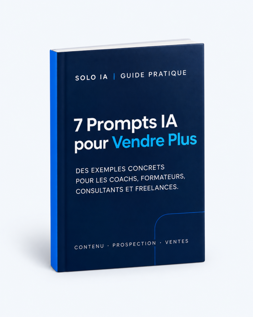 Couverture du guide 7 prompts IA pour vendre plus