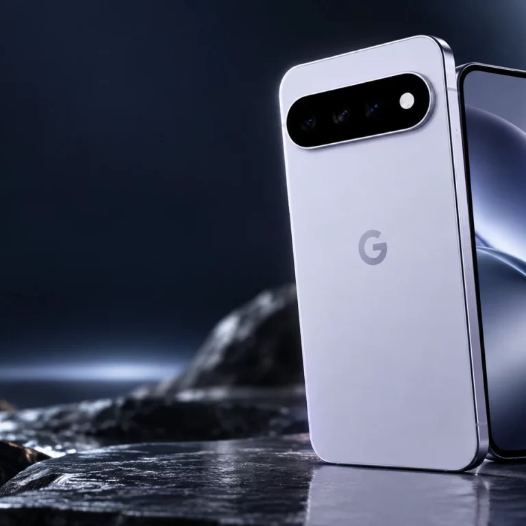 Google Pixel 11 smartphone in premium editorial product shot
