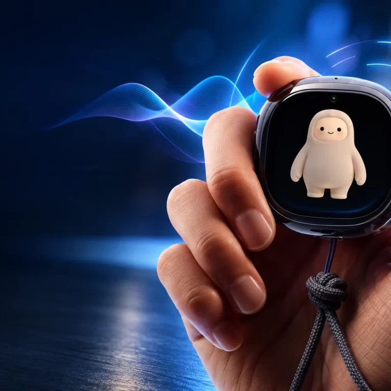 Meta Muse Charm pocket AI device with Muse assistant interface