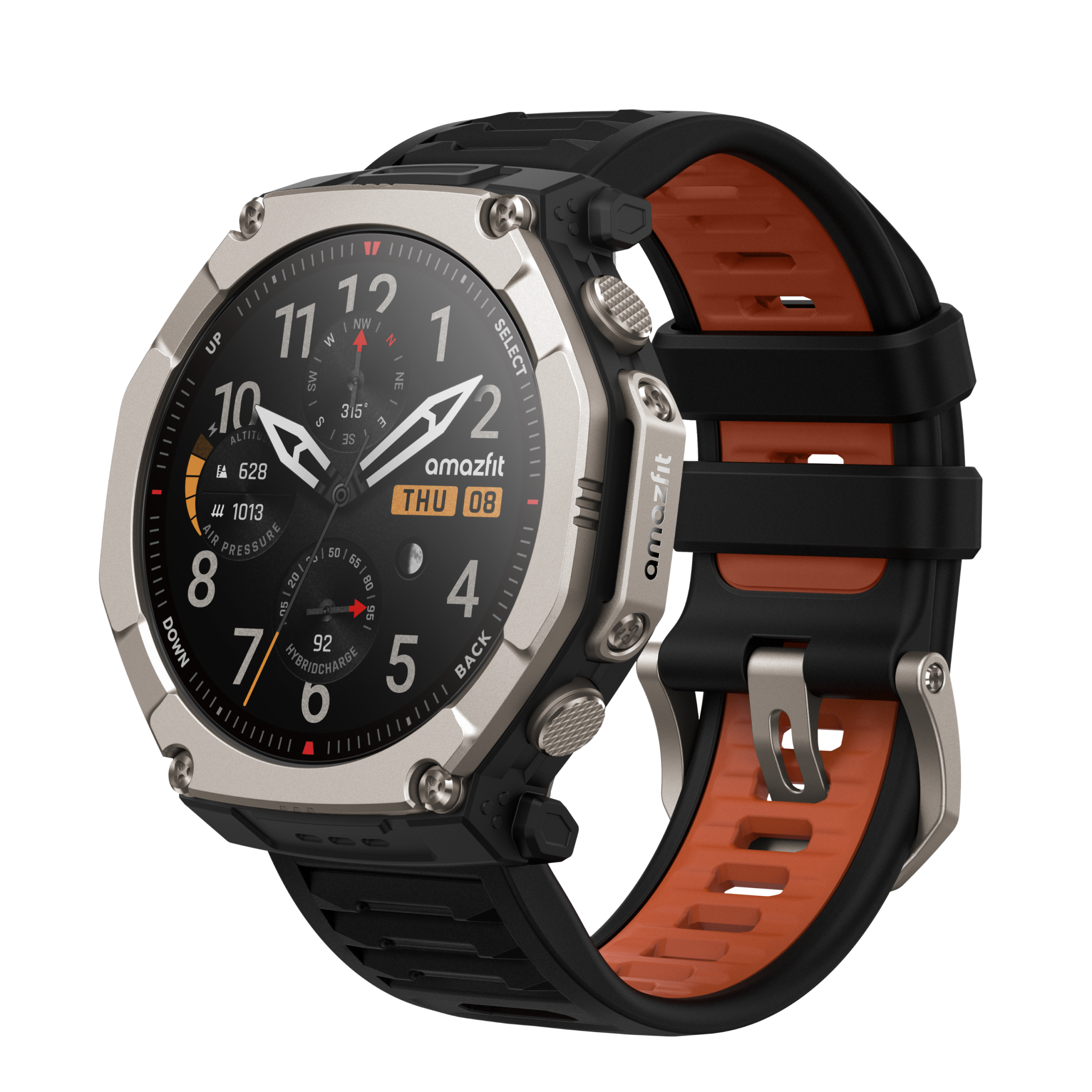 Amazfit T-Rex Ultra 2 Black Magma smartwatch