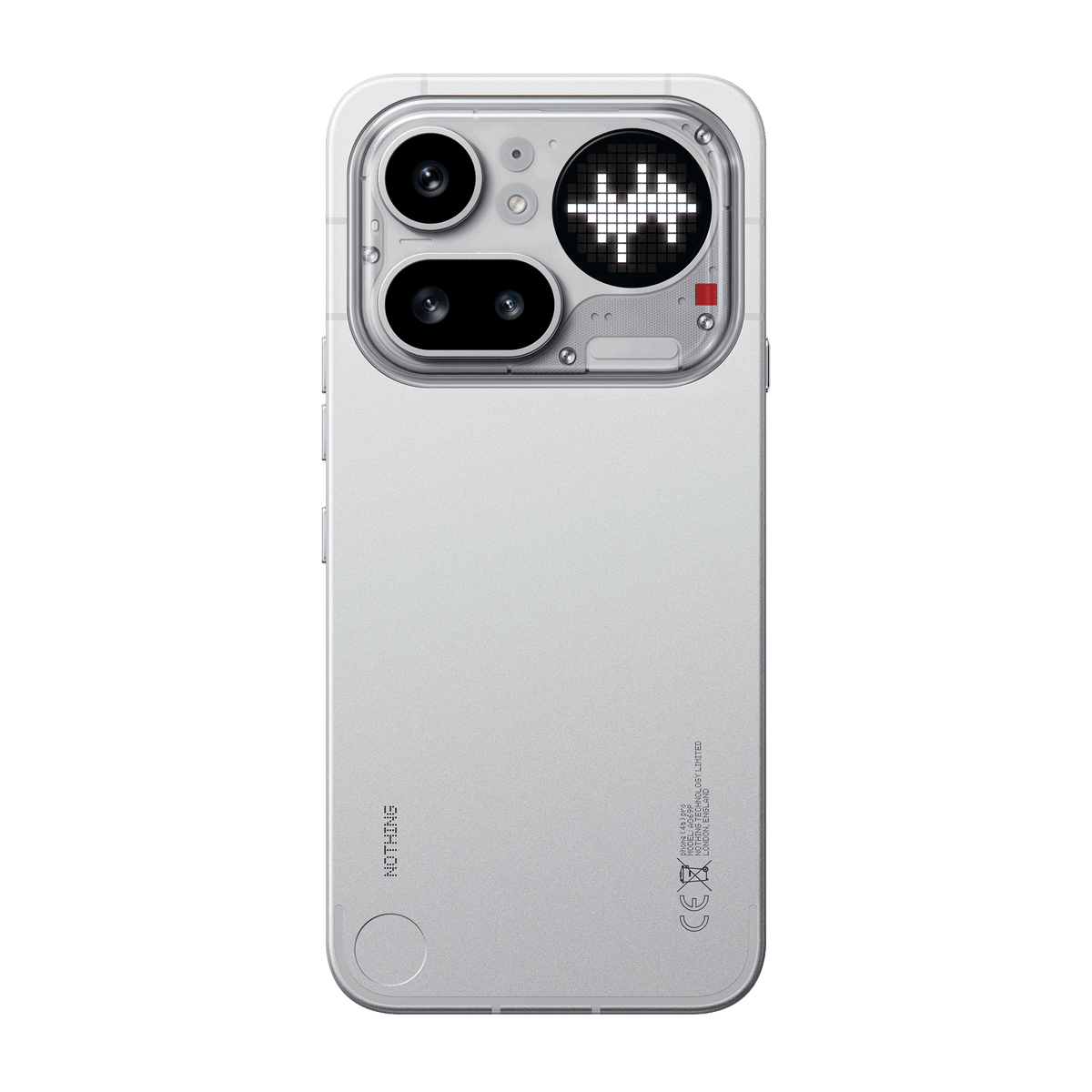 Nothing Phone (4a) Pro in the manufacturer's Silver product image