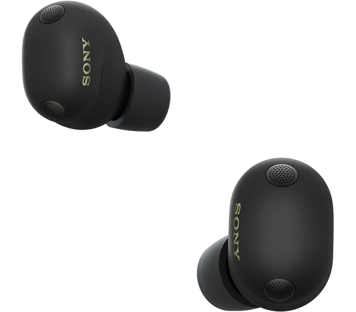 Sony WF-1000XM6 Black wireless earbuds and charging case