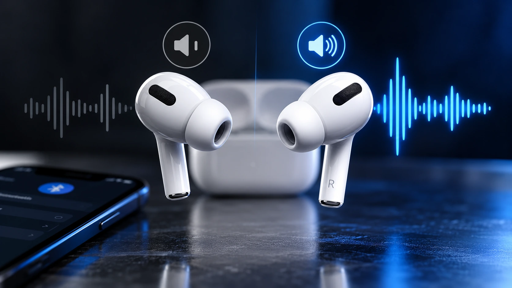 One AirPod Quieter Than the Other: What to Check First 2 One AirPod quieter than the other troubleshooting illustration