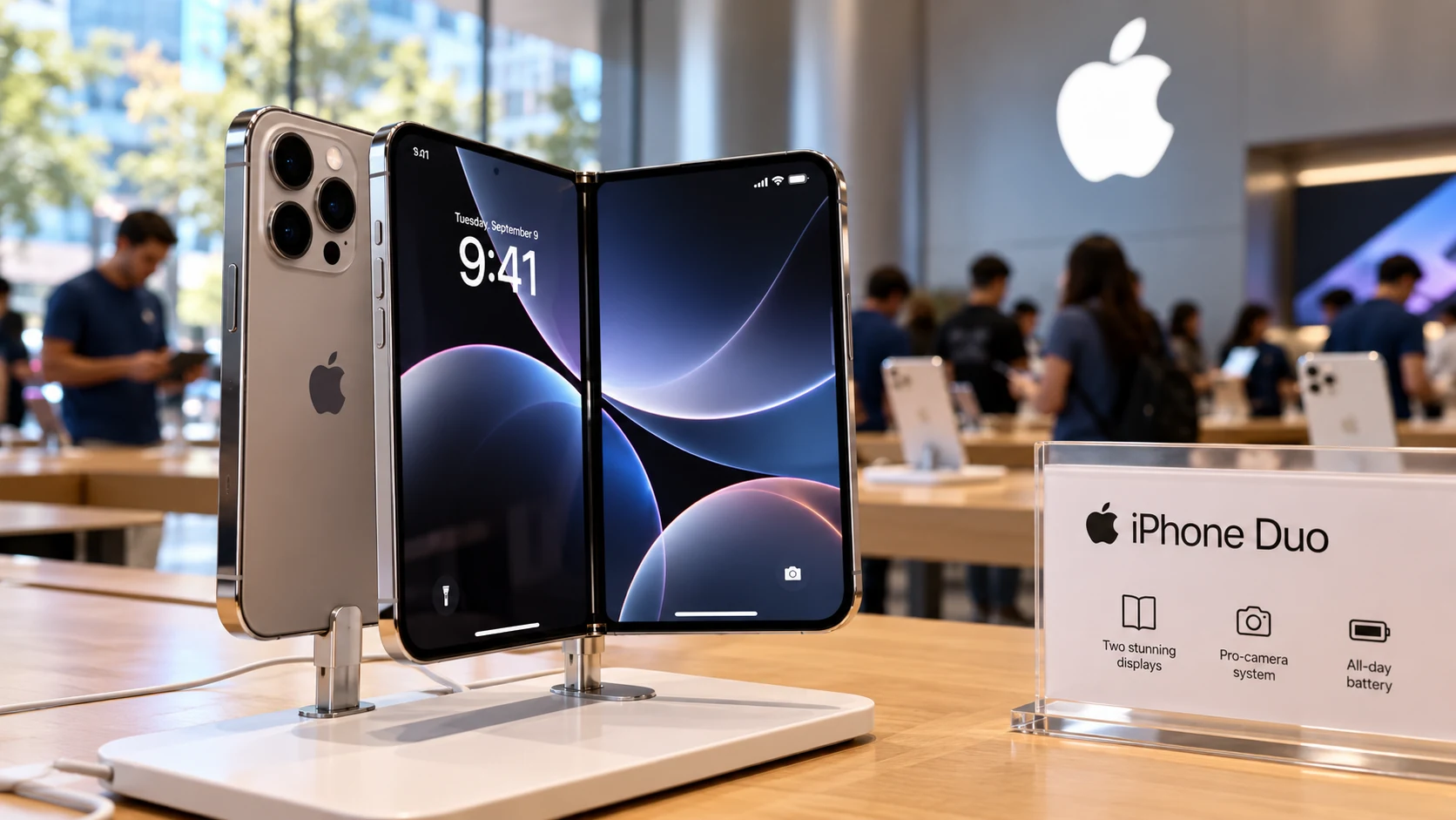 Is the iPhone Duo on Display at Apple Stores? Here’s When to See It 1 Is the iPhone Duo on Display at Apple Stores? Here’s When to See It